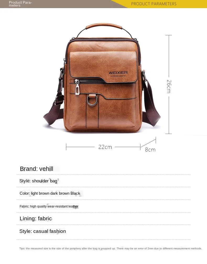 Brand Men Shoulder Bag for 9.7" ipad Men PU Leather Flaps Men's Crossbody Bags Business Flap Male Solid Messenger Bag Travel Bag