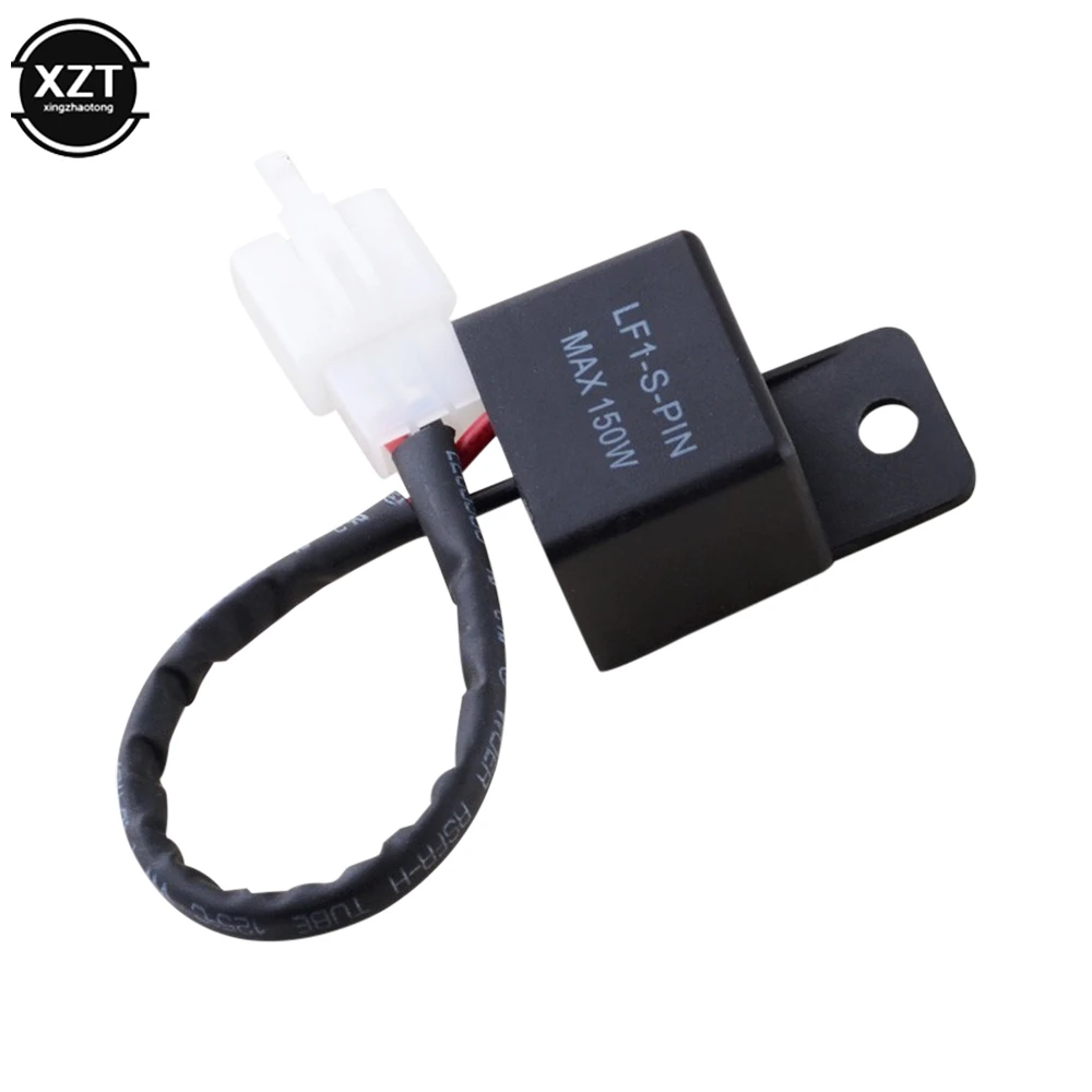 Motorcycle LED Turn Signal 2-pin Led Flasher Relay Suitable  for Honda Kawasaki Suzuki Yamaha LF1-S-PIN MAX150W