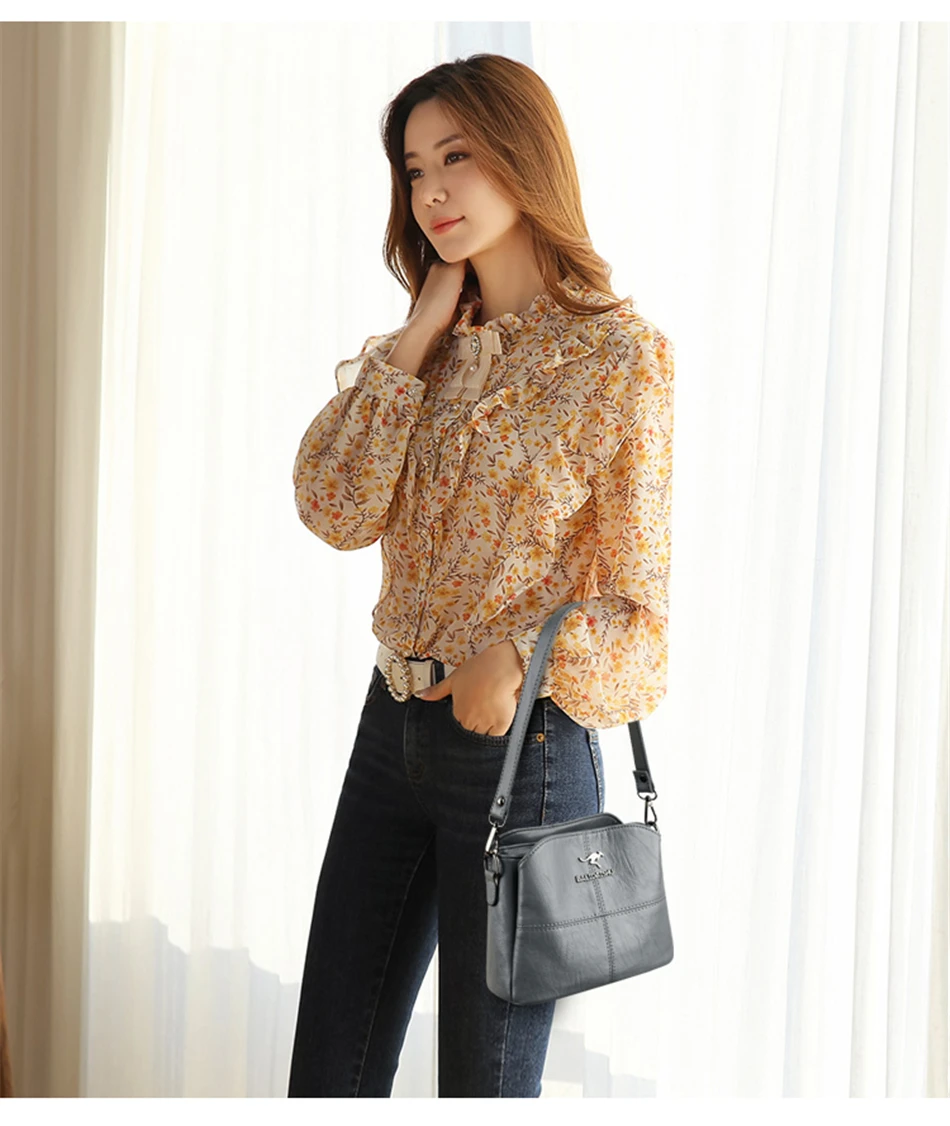 Women Embroidery Tote Bag High Quality Leather Ladies Handbags 2024 Women Shoulder Bag Small Crossbody Bags For Women Sac a Main