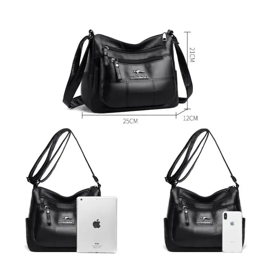 Genuine Brand Leather Sac Luxury Handbags Women Bags Designer Shoulder Crossbody Hand Bags for Women 2022 Purses and Handbags