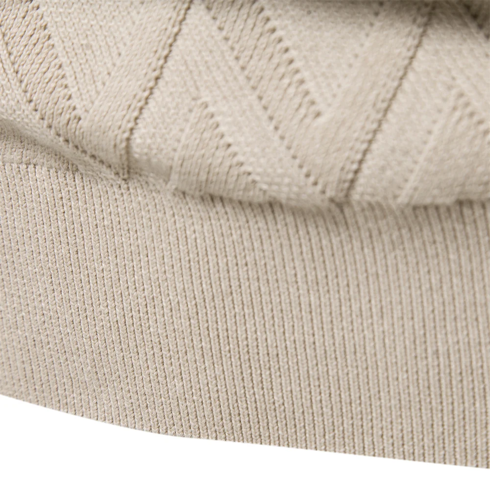 AIOPESON Argyle Basic Men Sweaters Solid Color O-neck Long sleeve Knitted Male Pullover Winter Fashion New Warm Sweaters for Men