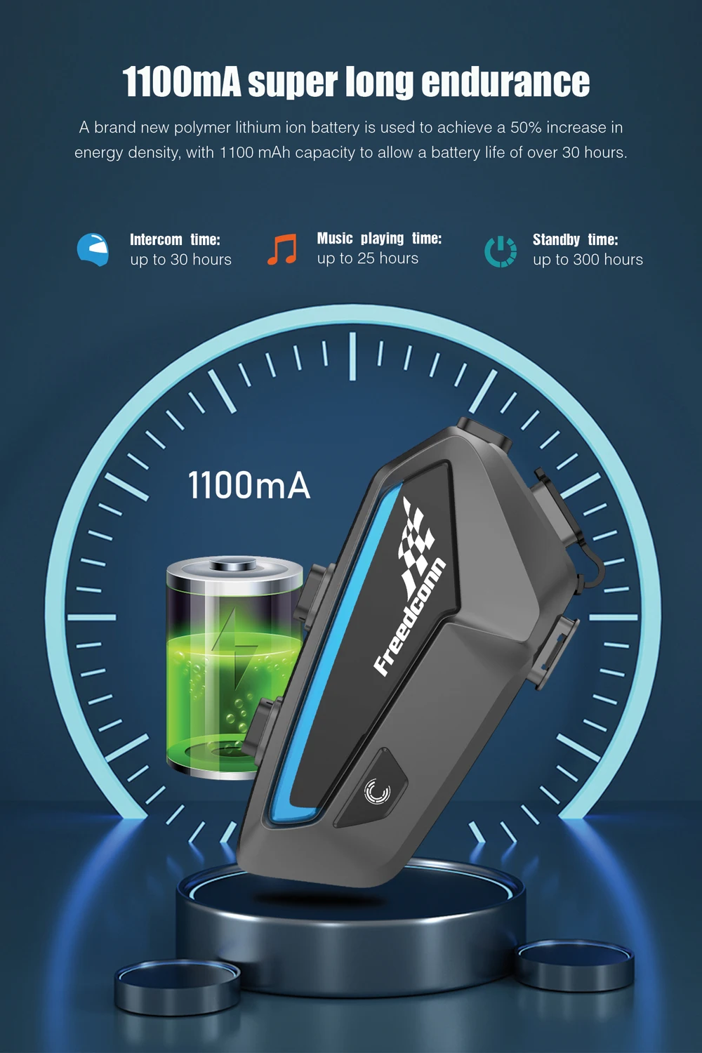 Motorcycle Intercom Bluetooth Helmet Headset Freedconn FX 10 Riders Pair Other Brands Motorbike Interphone Speaker Communicator