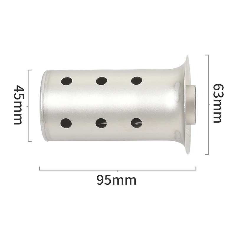 51mm 60mm 63mm Universal Motorcycle Exhaust Escape Systesm Silencer Muffler Link Pipe DB Killer Eliminate Reduce Noise