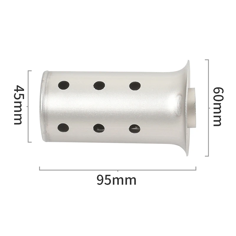 51mm 60mm 63mm Universal Motorcycle Exhaust Escape Systesm Silencer Muffler Link Pipe DB Killer Eliminate Reduce Noise