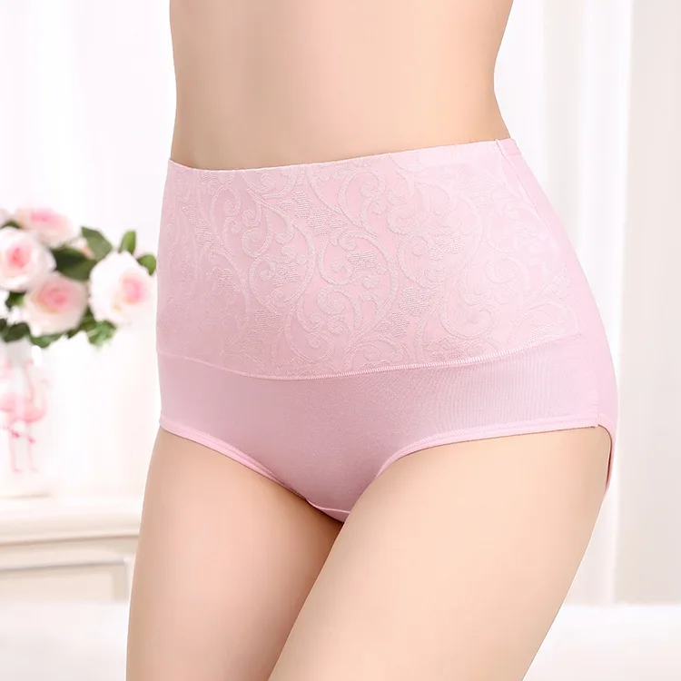 3Pcs Cotton Panties for Women Plus Size Underwear High Waist Abdominal Briefs Female Girl Postpartum Recovery Panties Women's