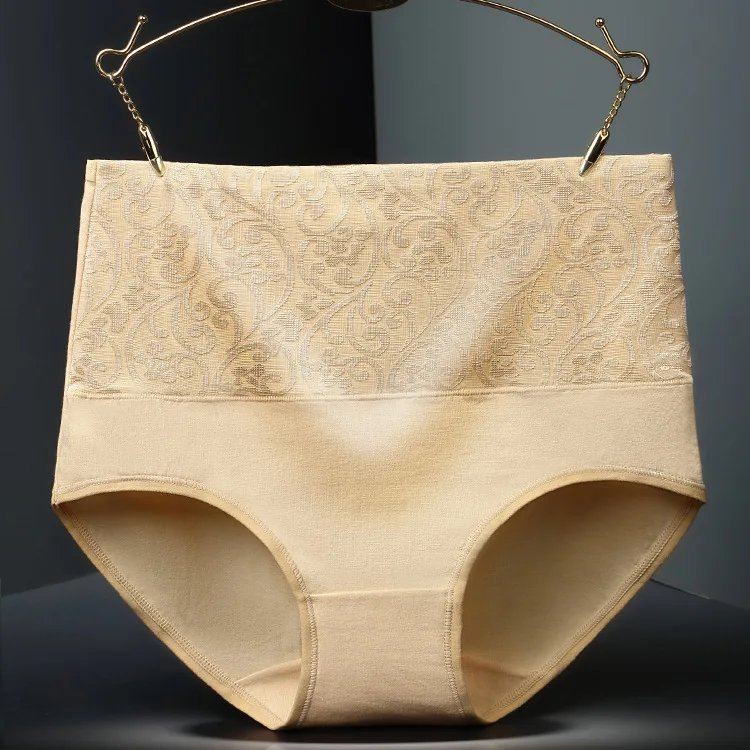 3Pcs Cotton Panties for Women Plus Size Underwear High Waist Abdominal Briefs Female Girl Postpartum Recovery Panties Women's