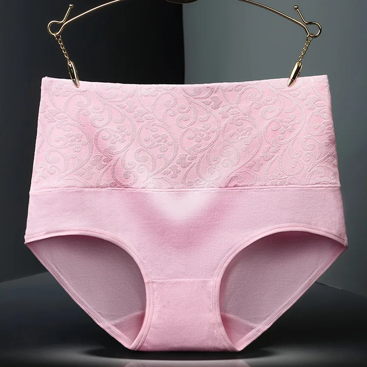 3Pcs Cotton Panties for Women Plus Size Underwear High Waist Abdominal Briefs Female Girl Postpartum Recovery Panties Women's