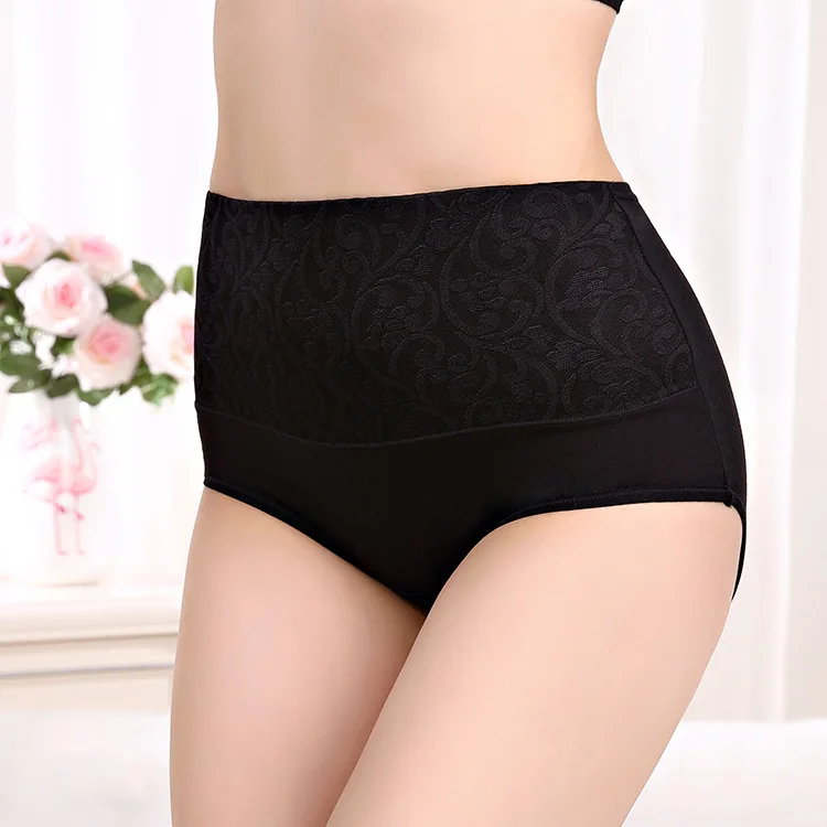 3Pcs Cotton Panties for Women Plus Size Underwear High Waist Abdominal Briefs Female Girl Postpartum Recovery Panties Women's