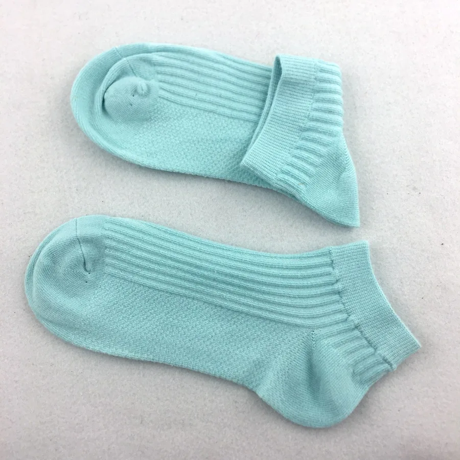 5 Pairs 100 Cotton Socks Women Men Female 1 Set Lot Color Pack Candy Color Ladies Sock Solid Color Invisible Female Sock Unisex