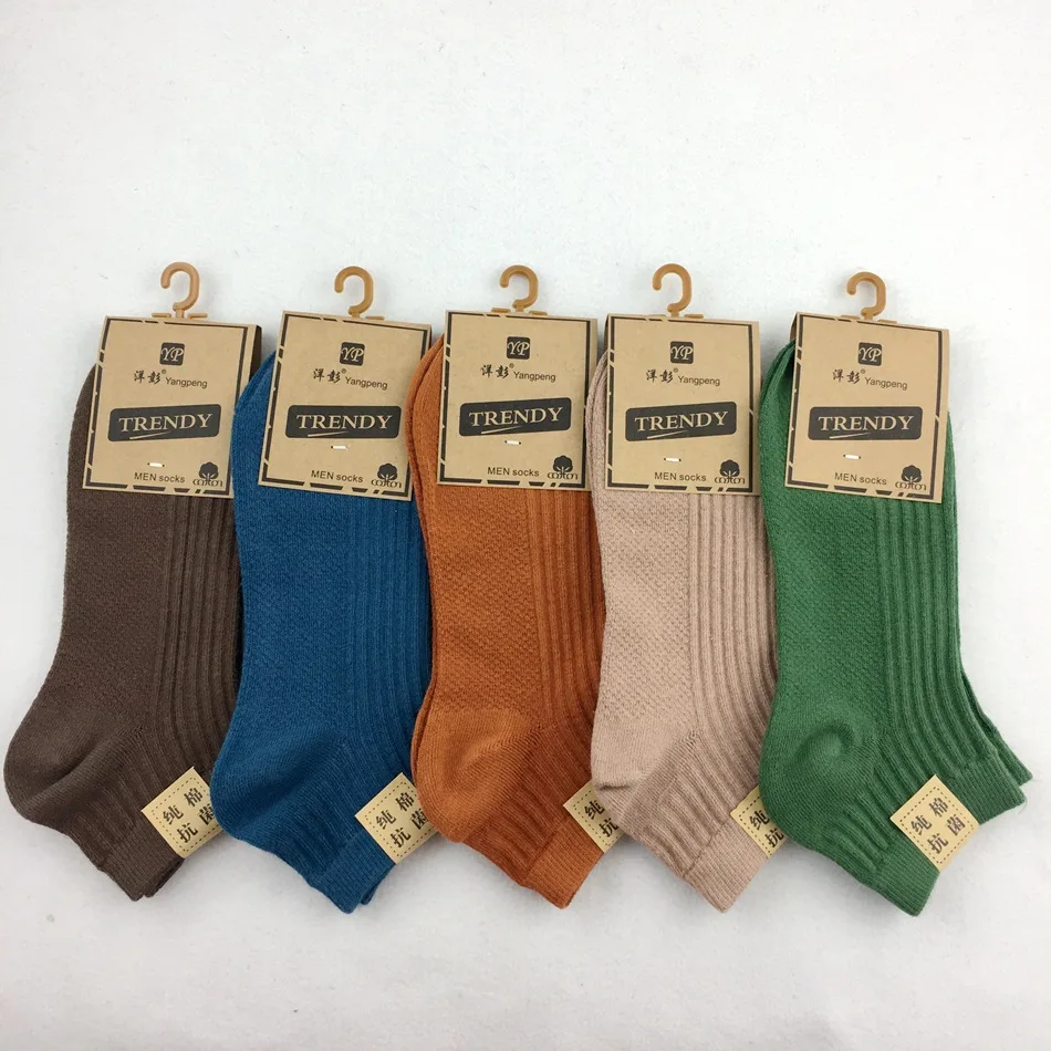 5 Pairs 100 Cotton Socks Women Men Female 1 Set Lot Color Pack Candy Color Ladies Sock Solid Color Invisible Female Sock Unisex