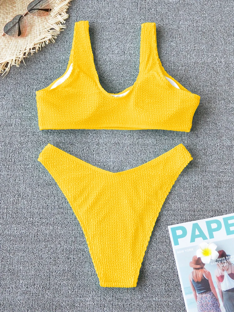 Sexy Bikini 2025 Swimsuit Women Swimwear Push Up Bikini Set Thong Brazilian Bathing Suit Beach Wear Biquini Bather Female