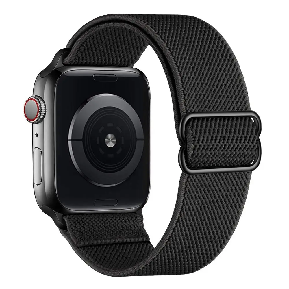 Nylon Strap for Apple watch band 44mm 40mm 45mm 41mm 46mm 42mm ultra 2 49mm SOLO bracelet correa iwatch series 10 9 7 SE 6 5 4 8