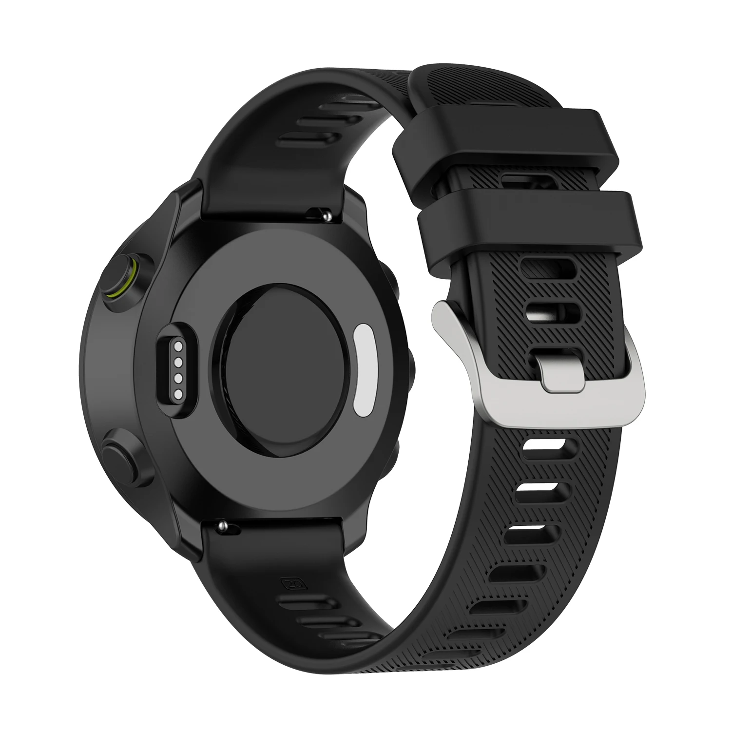 For Garmin 245 Strap Official Button Silicone Watch Band Sports Strap For Forerunner 245M/645/Vivoactive 3/Venu/Venu SQ Bracelet