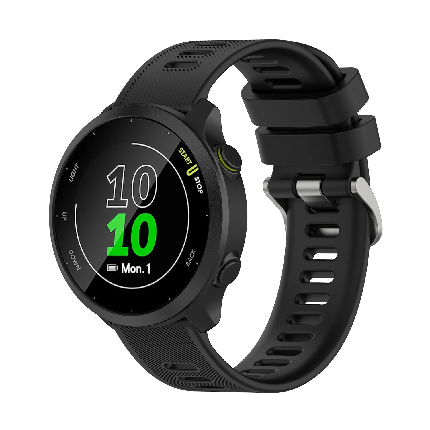 For Garmin 245 Strap Official Button Silicone Watch Band Sports Strap For Forerunner 245M/645/Vivoactive 3/Venu/Venu SQ Bracelet