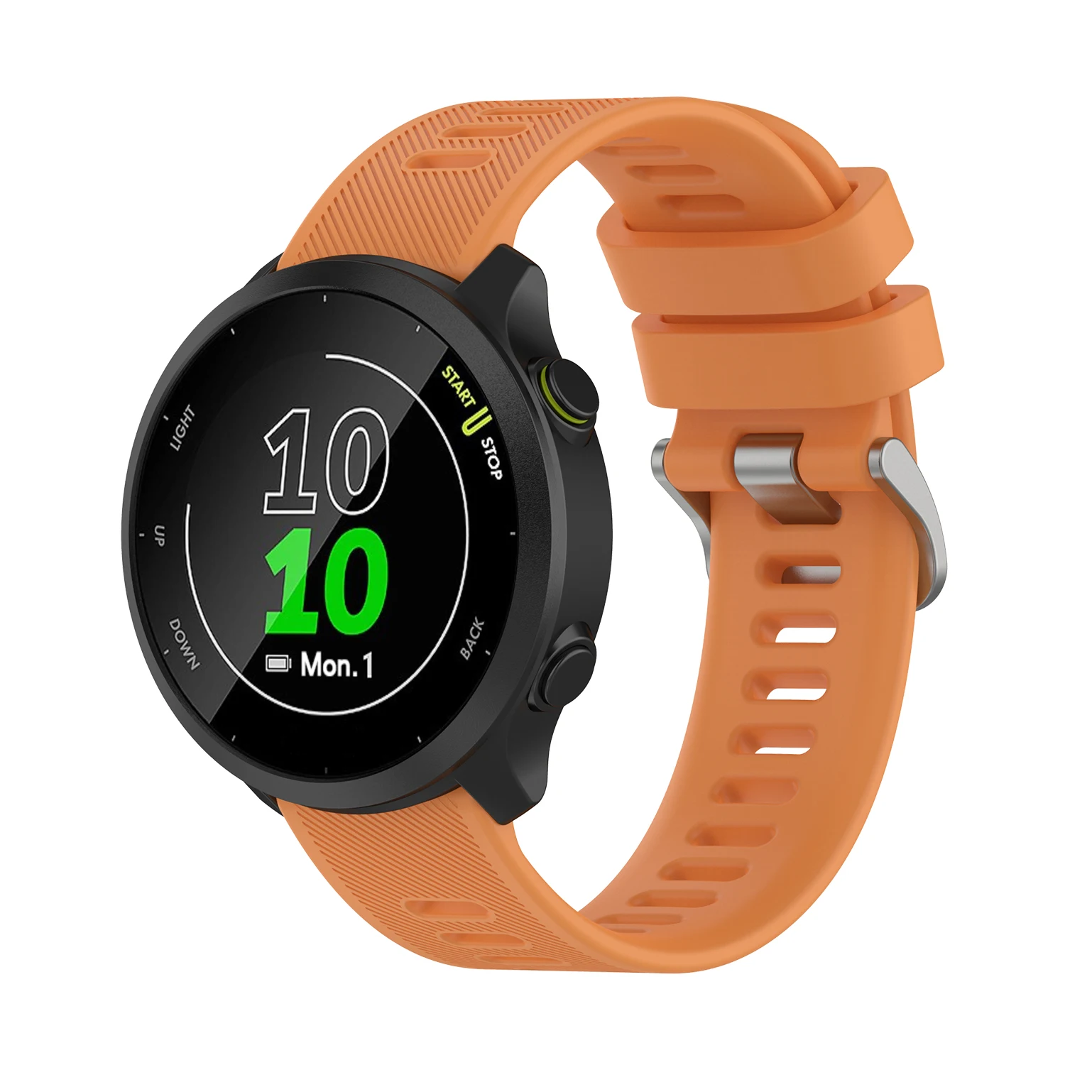 For Garmin 245 Strap Official Button Silicone Watch Band Sports Strap For Forerunner 245M/645/Vivoactive 3/Venu/Venu SQ Bracelet