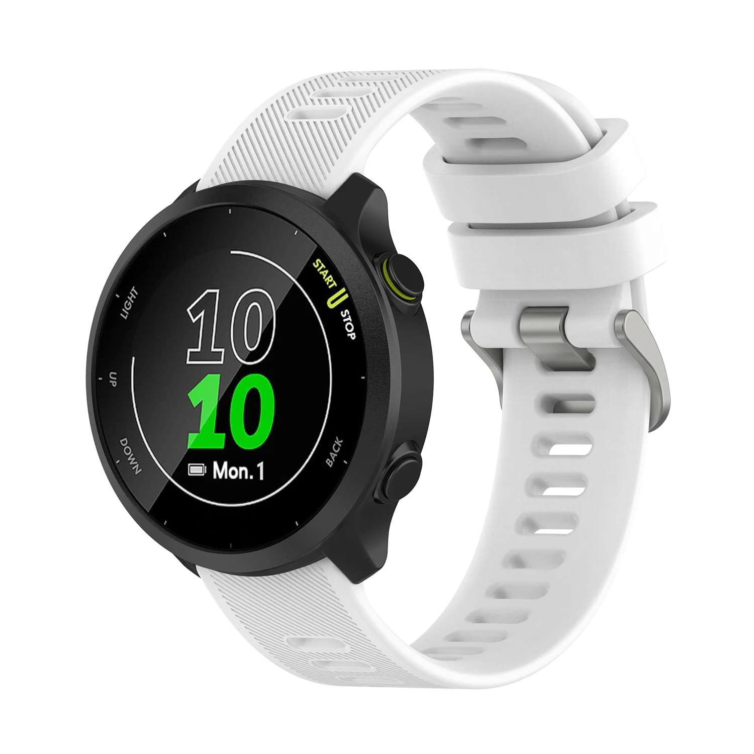 For Garmin 245 Strap Official Button Silicone Watch Band Sports Strap For Forerunner 245M/645/Vivoactive 3/Venu/Venu SQ Bracelet