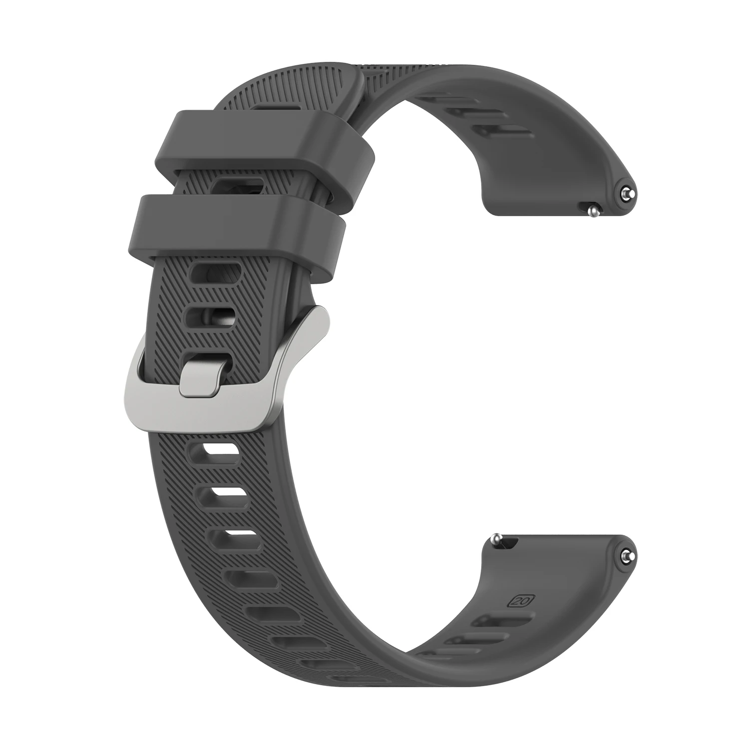 For Garmin 245 Strap Official Button Silicone Watch Band Sports Strap For Forerunner 245M/645/Vivoactive 3/Venu/Venu SQ Bracelet