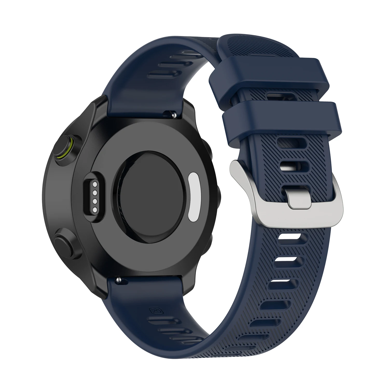 For Garmin 245 Strap Official Button Silicone Watch Band Sports Strap For Forerunner 245M/645/Vivoactive 3/Venu/Venu SQ Bracelet