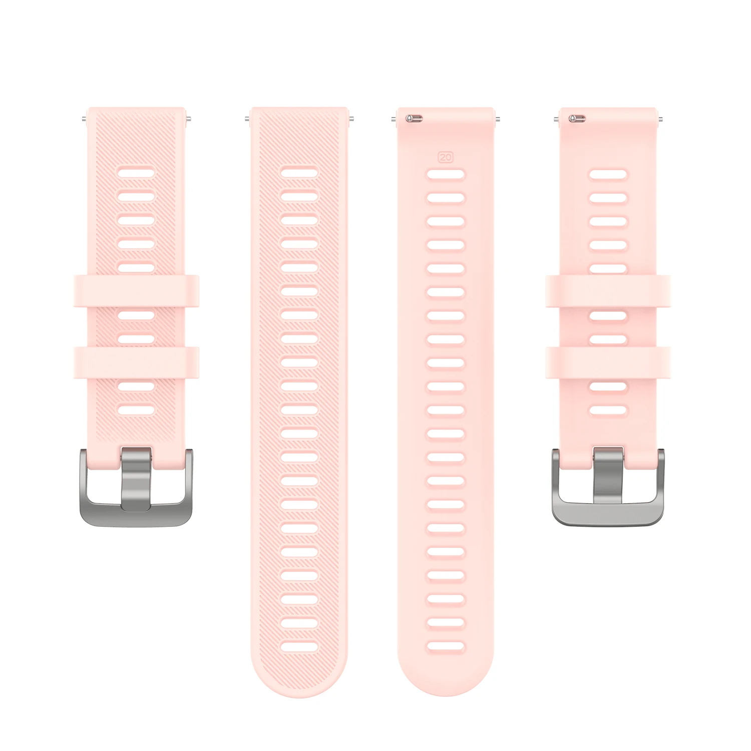For Garmin 245 Strap Official Button Silicone Watch Band Sports Strap For Forerunner 245M/645/Vivoactive 3/Venu/Venu SQ Bracelet