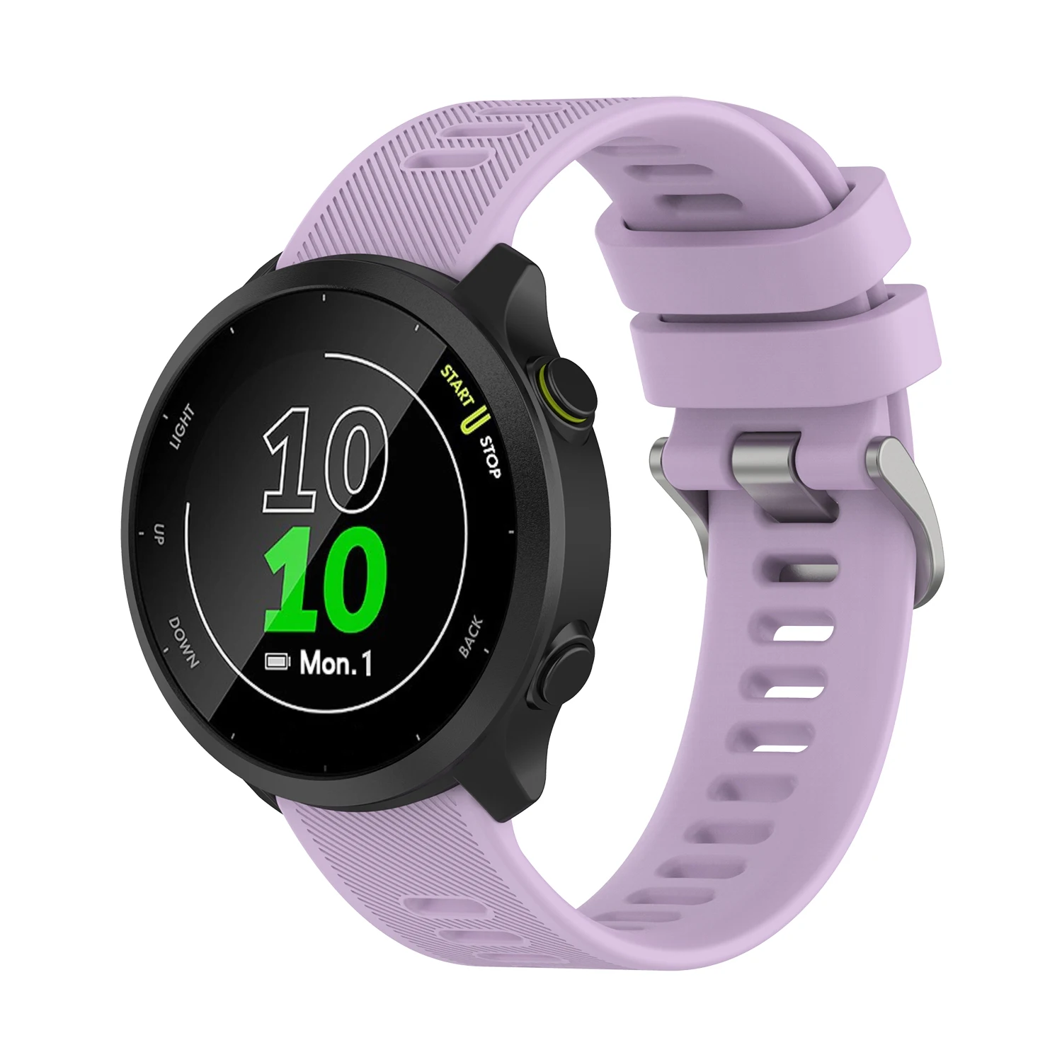 For Garmin 245 Strap Official Button Silicone Watch Band Sports Strap For Forerunner 245M/645/Vivoactive 3/Venu/Venu SQ Bracelet
