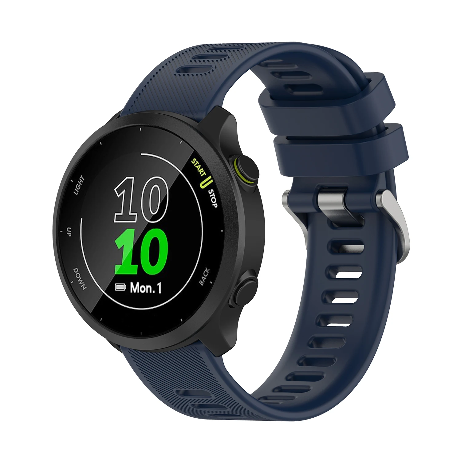 For Garmin 245 Strap Official Button Silicone Watch Band Sports Strap For Forerunner 245M/645/Vivoactive 3/Venu/Venu SQ Bracelet