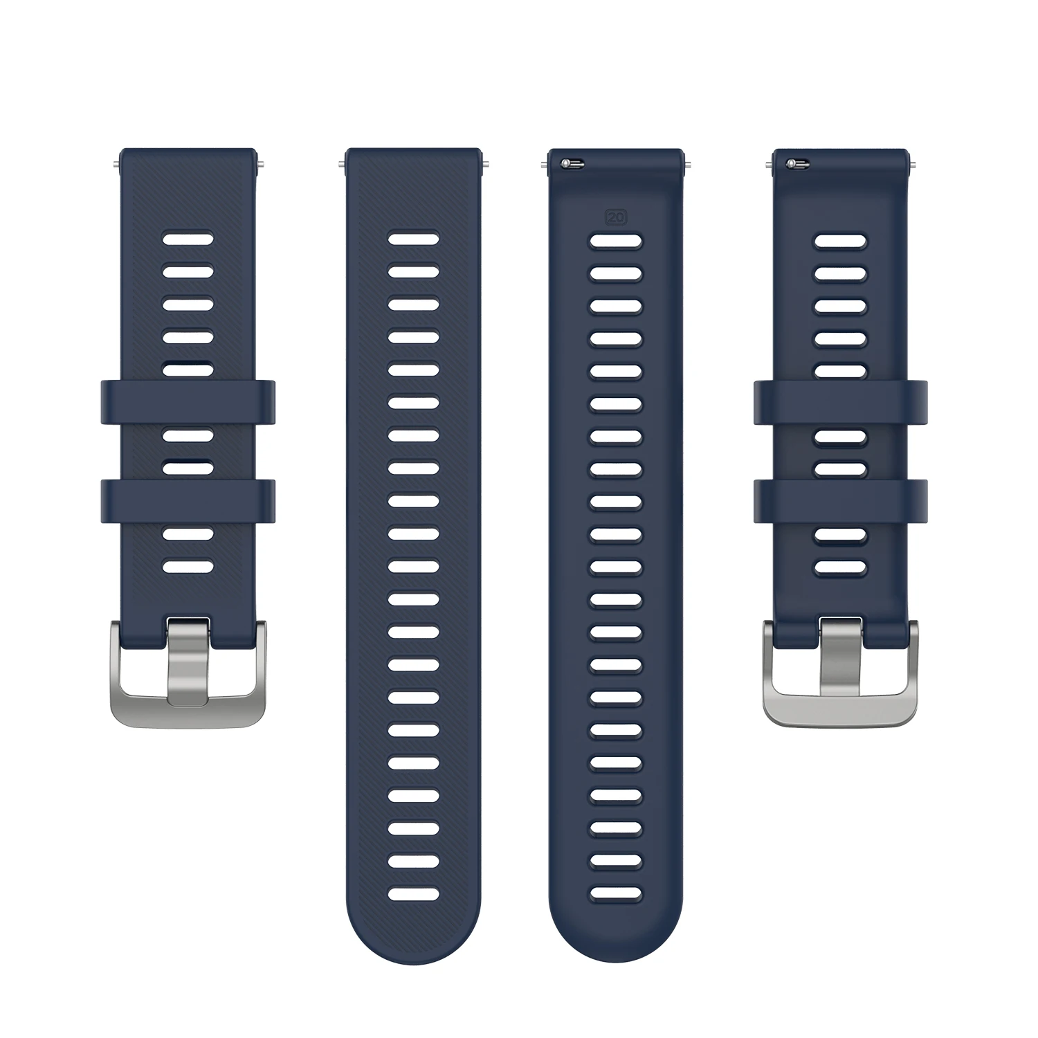 For Garmin 245 Strap Official Button Silicone Watch Band Sports Strap For Forerunner 245M/645/Vivoactive 3/Venu/Venu SQ Bracelet