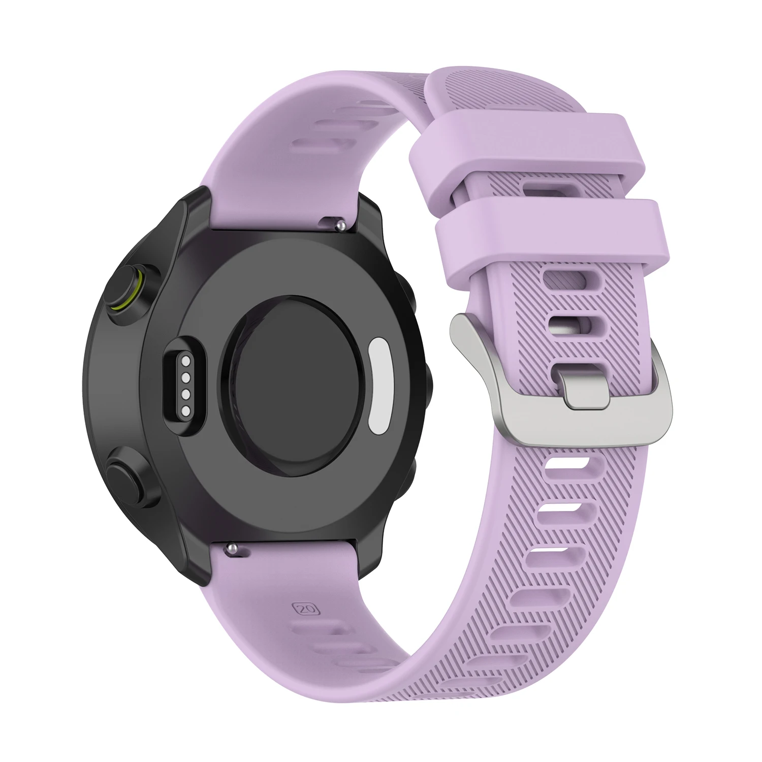 For Garmin 245 Strap Official Button Silicone Watch Band Sports Strap For Forerunner 245M/645/Vivoactive 3/Venu/Venu SQ Bracelet