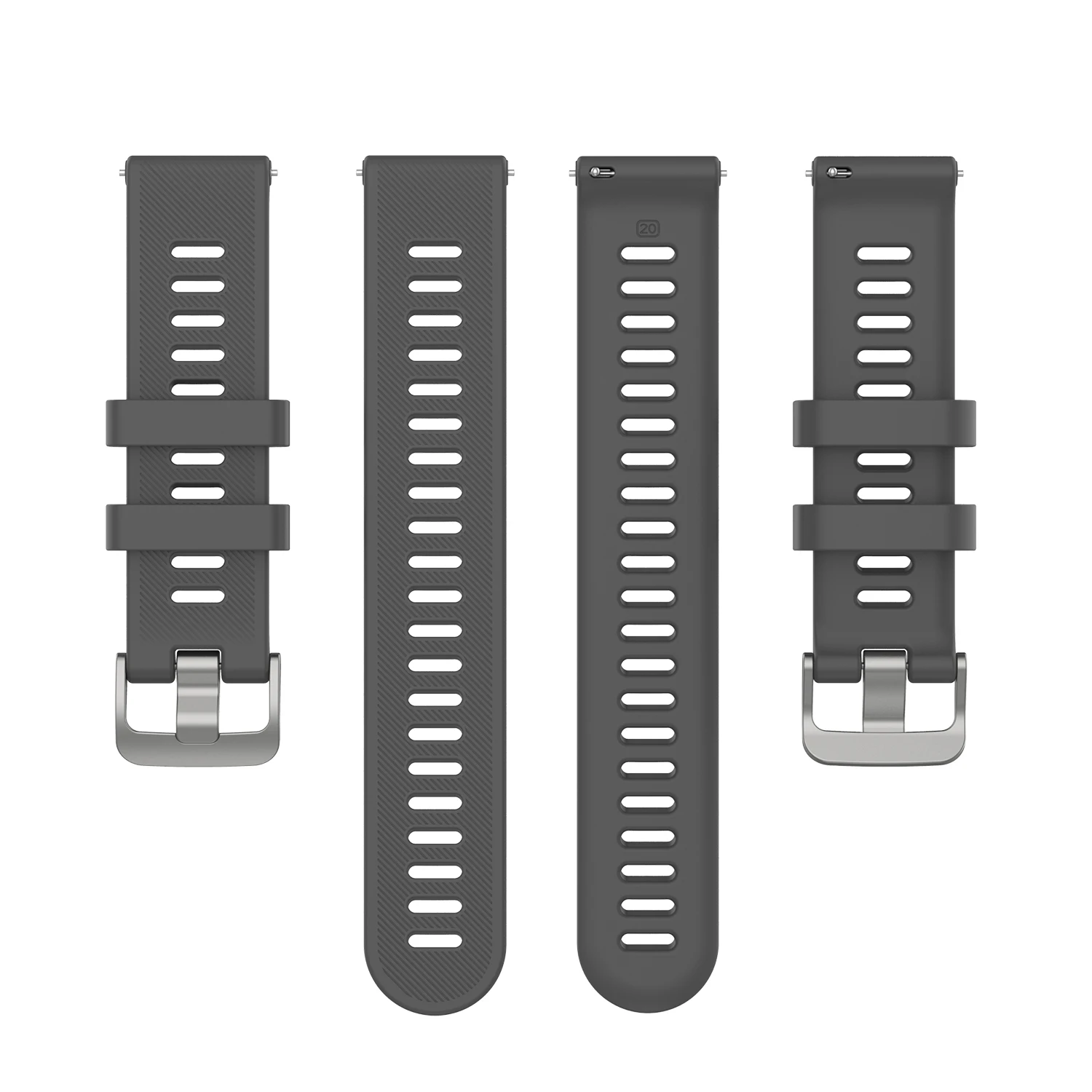 For Garmin 245 Strap Official Button Silicone Watch Band Sports Strap For Forerunner 245M/645/Vivoactive 3/Venu/Venu SQ Bracelet