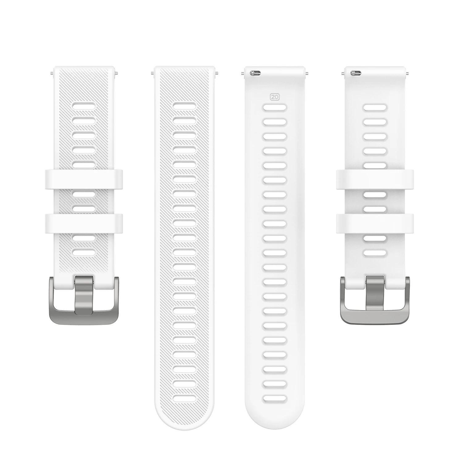 For Garmin 245 Strap Official Button Silicone Watch Band Sports Strap For Forerunner 245M/645/Vivoactive 3/Venu/Venu SQ Bracelet