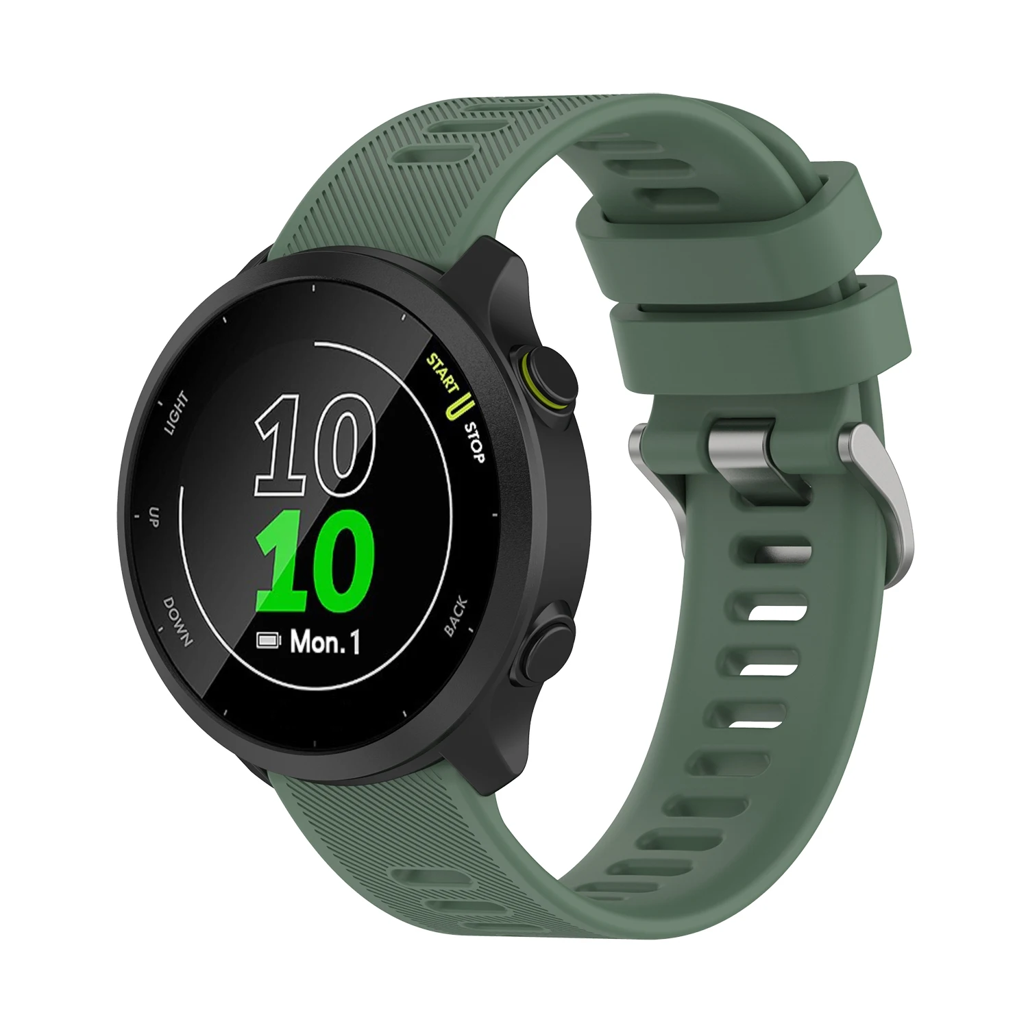 For Garmin 245 Strap Official Button Silicone Watch Band Sports Strap For Forerunner 245M/645/Vivoactive 3/Venu/Venu SQ Bracelet