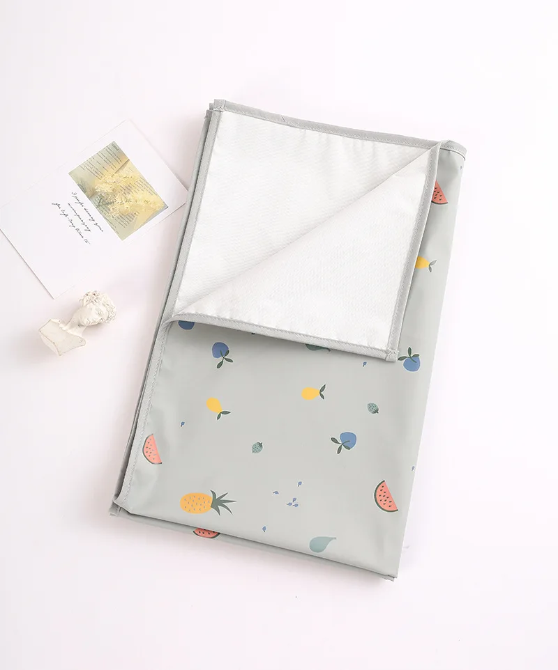 Baby Waterproof Crib Sheet Three Sizes Baby Urine Changing Mat Cotton Reusable Infant Change Diaper Pad Cover Washable Diaper