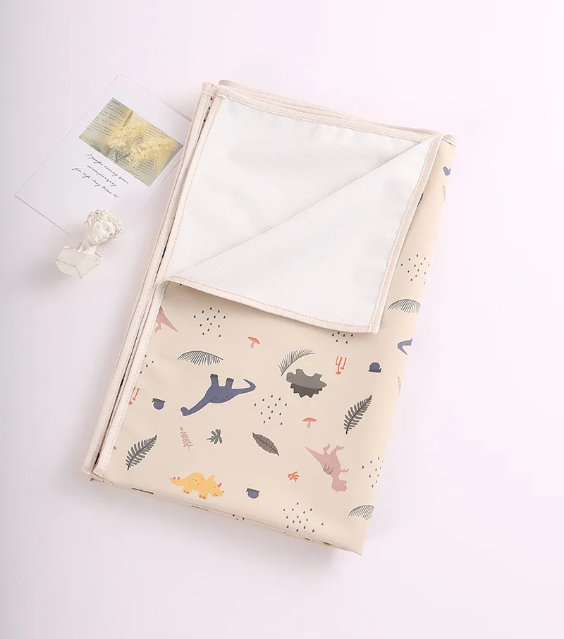 Baby Waterproof Crib Sheet Three Sizes Baby Urine Changing Mat Cotton Reusable Infant Change Diaper Pad Cover Washable Diaper