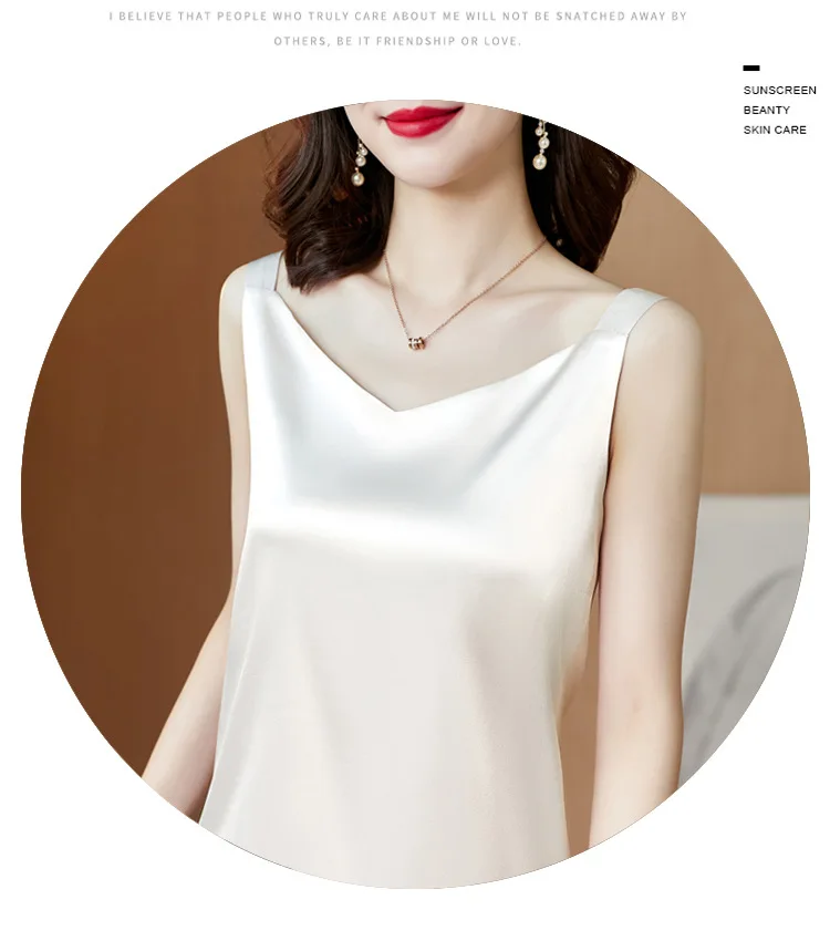 Korean Silk Women Blouses Shirt Woman Satin Blouse Tops Women Satin Lace Embroidery Blouse Top Woman V-neck Printing Shirts Tops