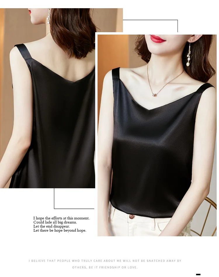 Korean Silk Women Blouses Shirt Woman Satin Blouse Tops Women Satin Lace Embroidery Blouse Top Woman V-neck Printing Shirts Tops