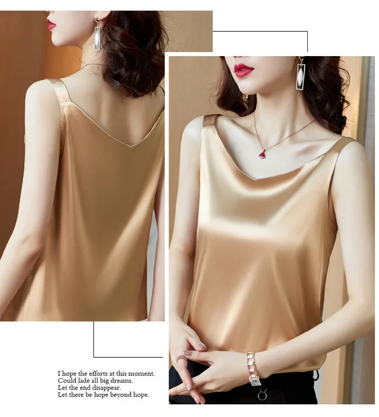 Korean Silk Women Blouses Shirt Woman Satin Blouse Tops Women Satin Lace Embroidery Blouse Top Woman V-neck Printing Shirts Tops