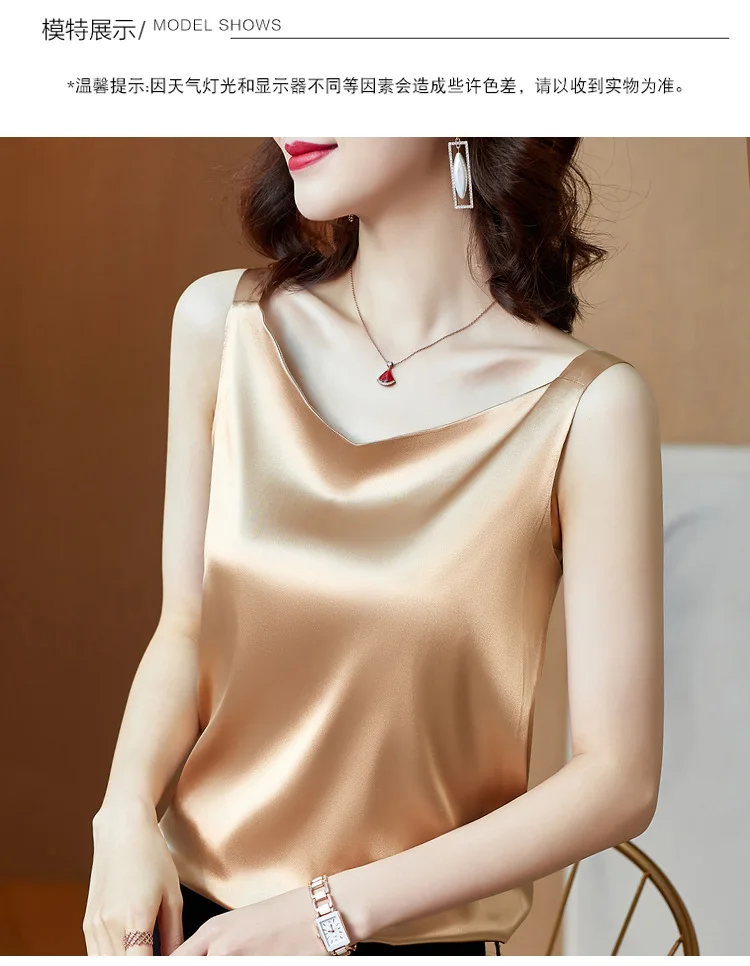 Korean Silk Women Blouses Shirt Woman Satin Blouse Tops Women Satin Lace Embroidery Blouse Top Woman V-neck Printing Shirts Tops