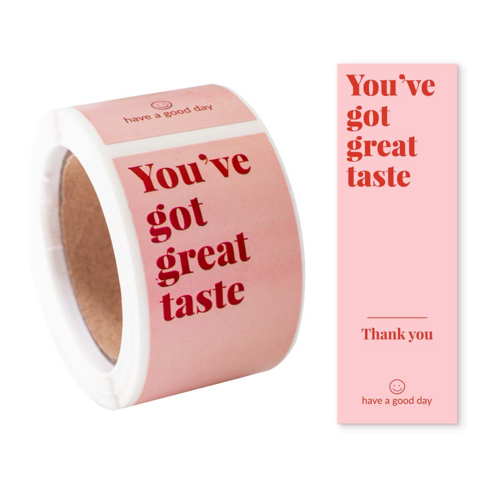 100pcs/roll Thank You Sticker Seal Labels Small Business Gift Decor Sticker Package Sticker This Package Is Happy To See You Too
