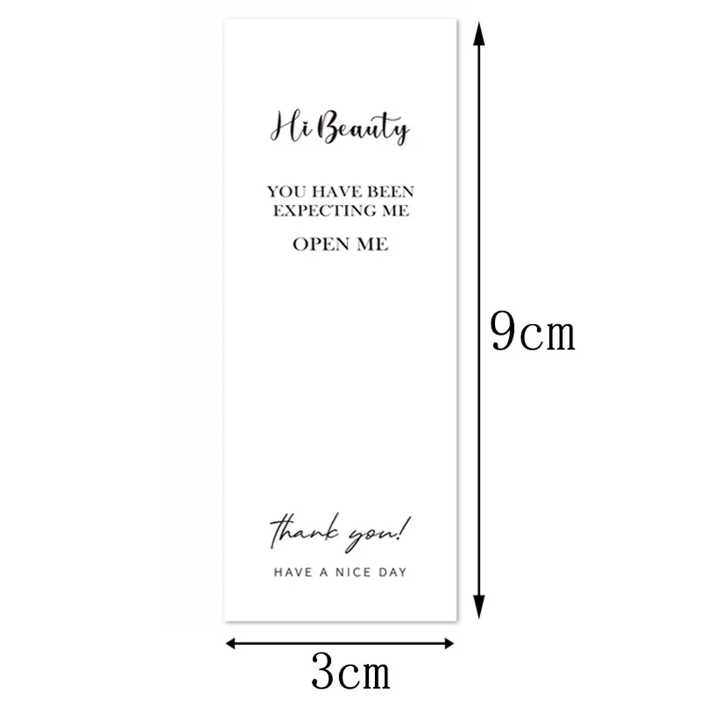 100pcs/roll Thank You Sticker Seal Labels Small Business Gift Decor Sticker Package Sticker This Package Is Happy To See You Too