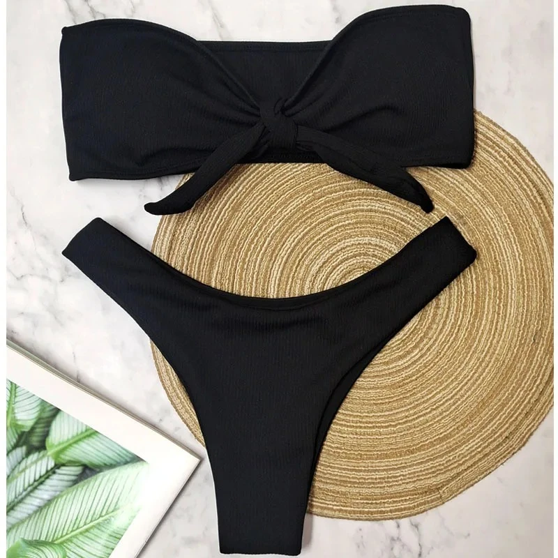 Low Waist Bikini Bottoms Swimsuit New Hot Sexy Women Bikini Brazilian Cheeky Bottom Thong V Swimwear Swimsuit Panties Briefs