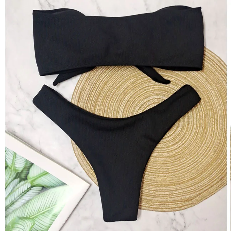 Low Waist Bikini Bottoms Swimsuit New Hot Sexy Women Bikini Brazilian Cheeky Bottom Thong V Swimwear Swimsuit Panties Briefs