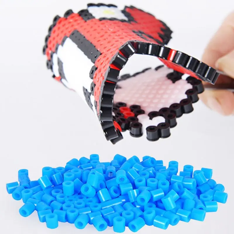 Creative Perler Beads 24/72 Colors Perler Toy Kit 2.6mm Hama Beads 3D Puzzle DIY Toy Kids Creative Handmade Craft Toy Gift