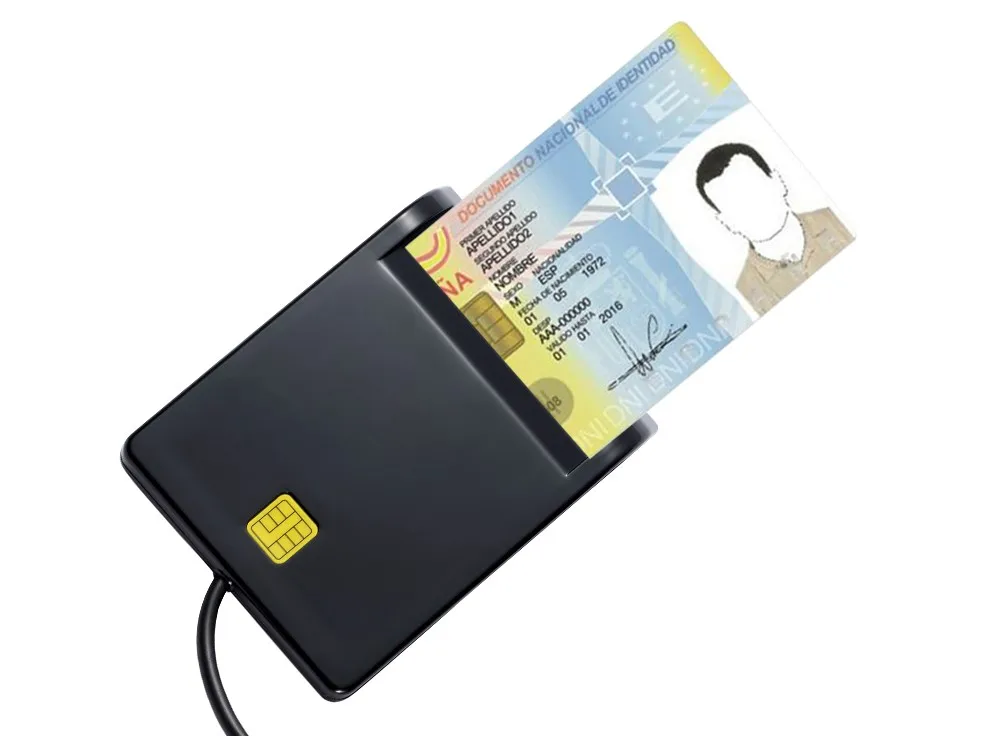 USB Smart Card Reader For Id Card Citizen Card Bank Card PC/SC ISO7816 EMV CAC IC Chip Card Electronic Signature Dni Reader