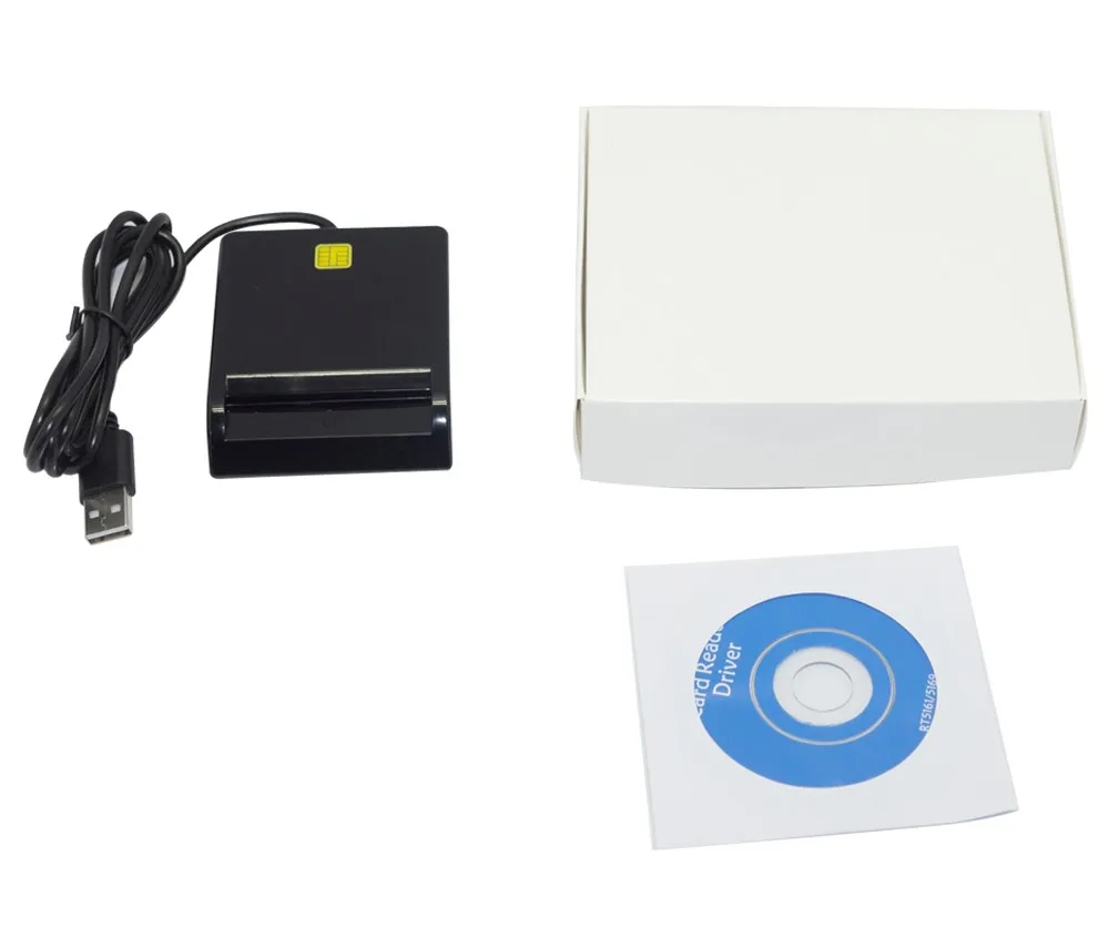USB Smart Card Reader For Id Card Citizen Card Bank Card PC/SC ISO7816 EMV CAC IC Chip Card Electronic Signature Dni Reader