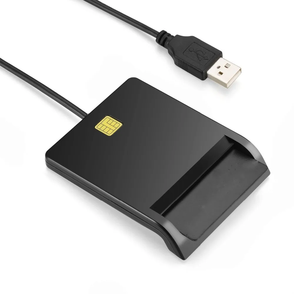 USB Smart Card Reader For Id Card Citizen Card Bank Card PC/SC ISO7816 EMV CAC IC Chip Card Electronic Signature Dni Reader
