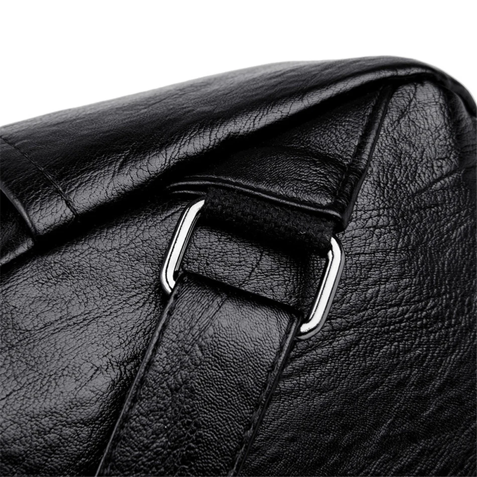 High Quality Soft Leather Backpacks Purses for Women Casual Daypack Vintage Bagpack School Bags for Teen Girls Mochilas Rucksack