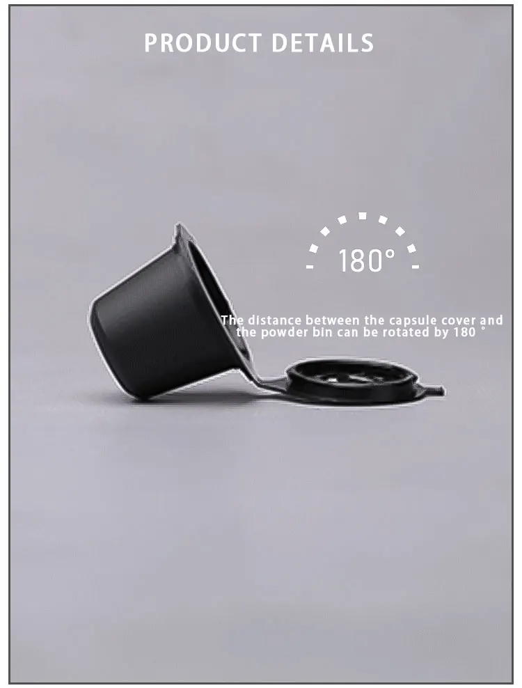 3/6Pcs Refillable Reusable Coffee Capsule Pods  Coffee Filter Pods with Spoon and Cleaning Brush