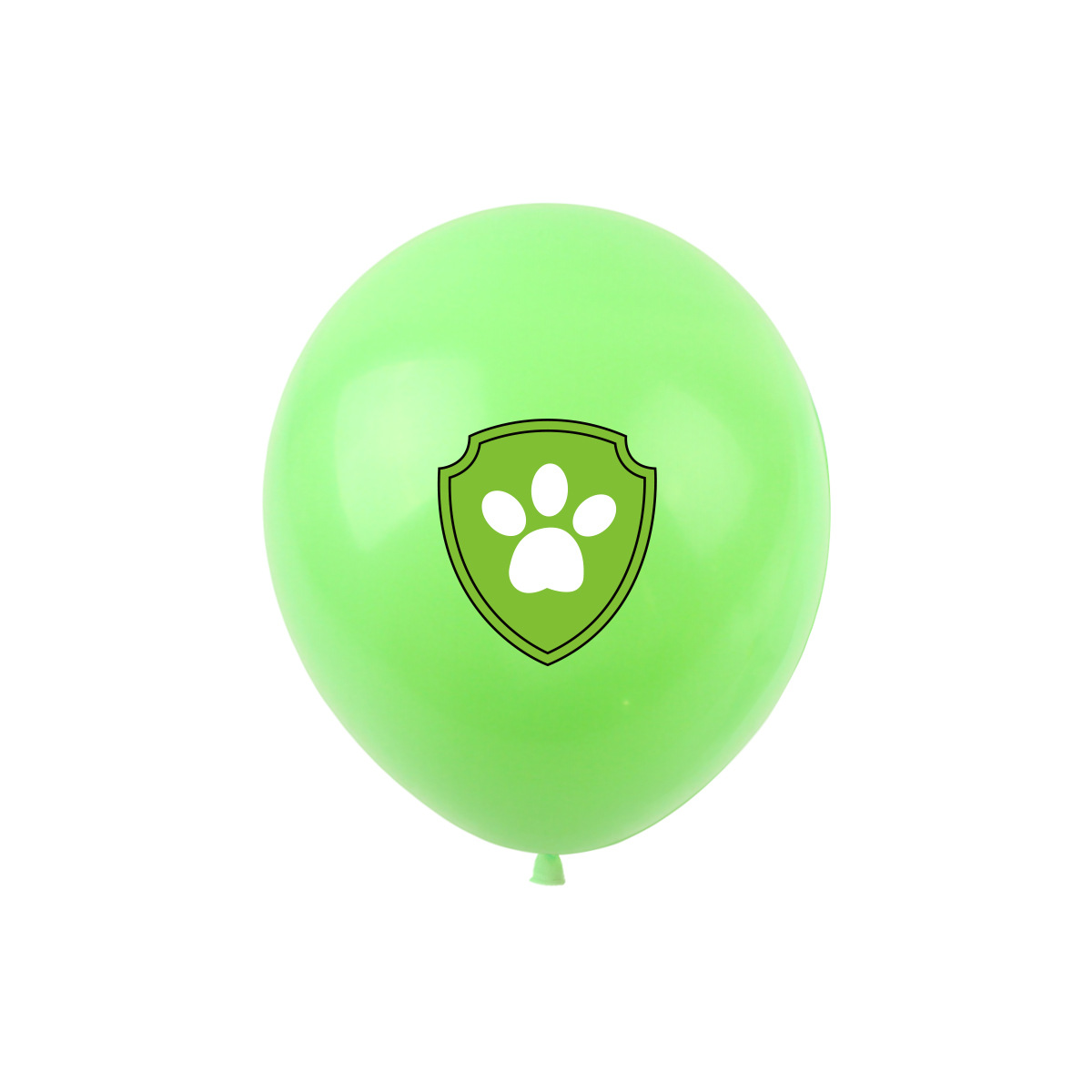 10pcs12 inch Paw Patrol Solid Color Latex Balloon Children's Happy Birthday Party Decoration Baby Shower Globos Balloon Toy