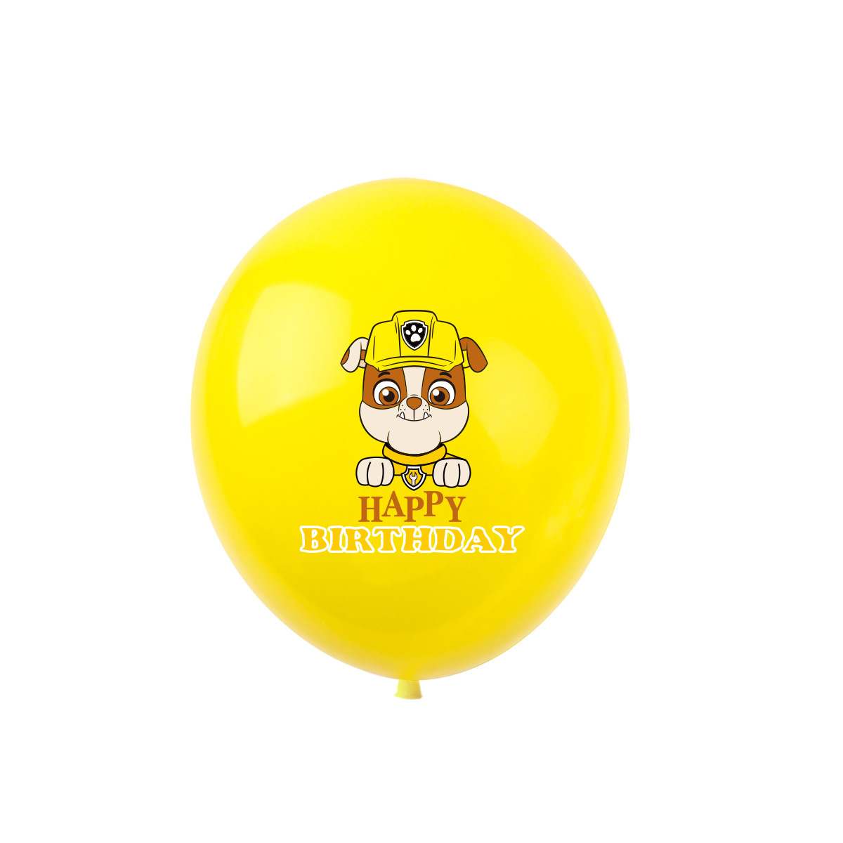 10pcs12 inch Paw Patrol Solid Color Latex Balloon Children's Happy Birthday Party Decoration Baby Shower Globos Balloon Toy