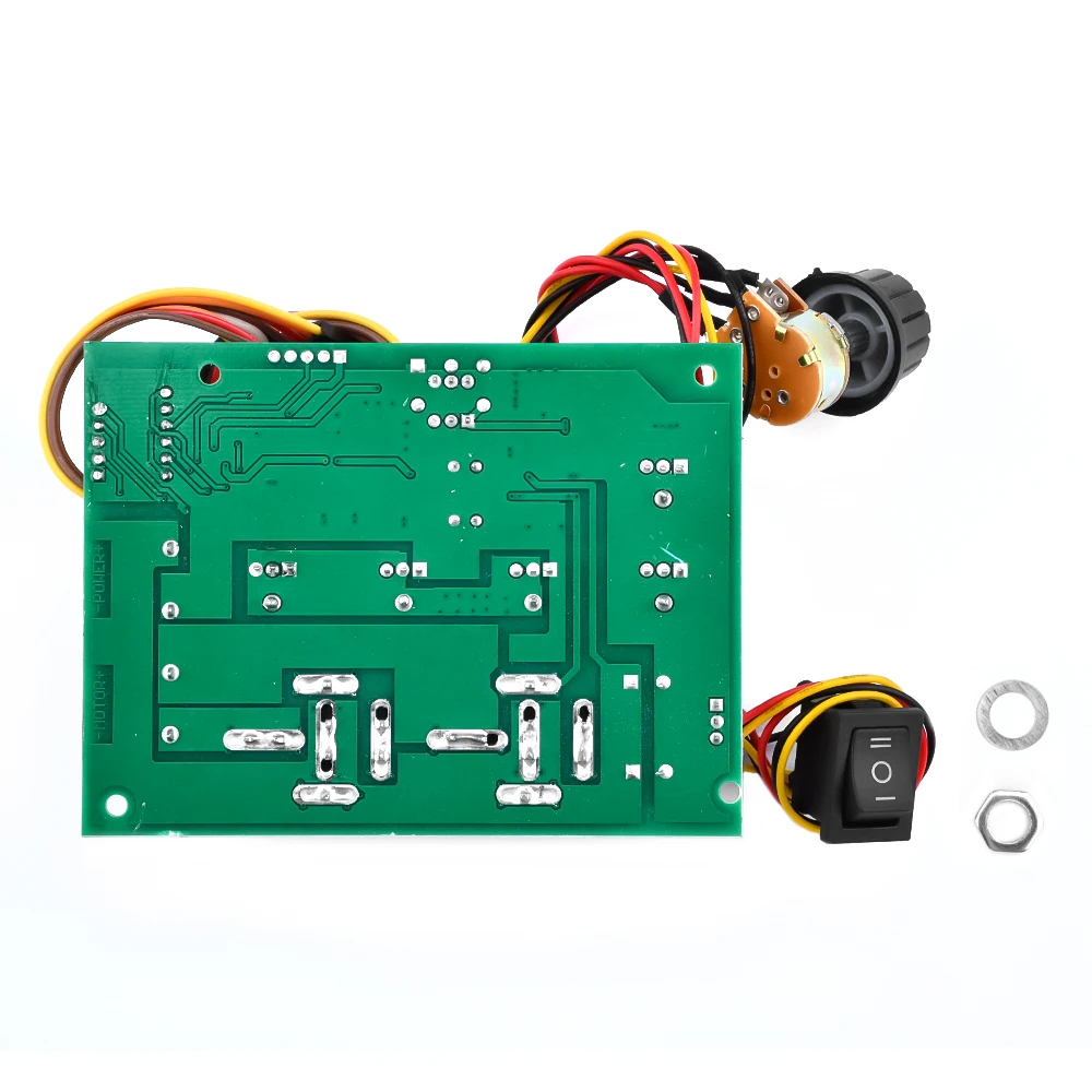 PWM DC Motor Speed Controller DC 10 -55V Digital LED Display 0 -100% Adjustable Drive Module Input MAX 60A 12V 24V 36V 48V