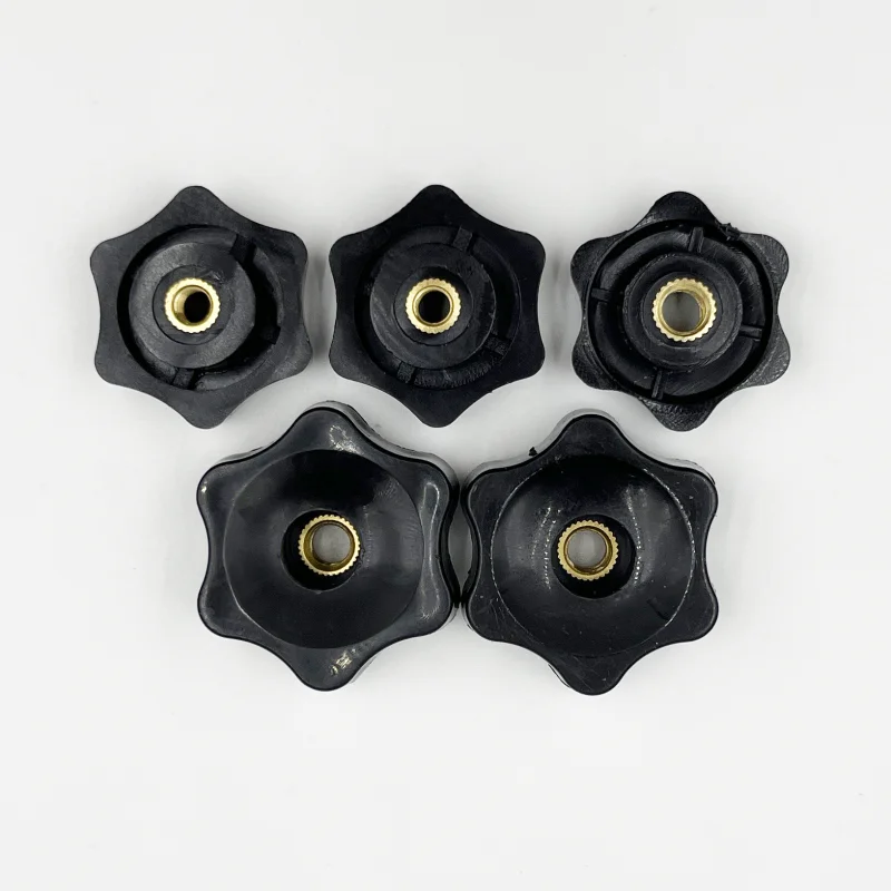 Manual Tighten Nut Thumb Clamping Knob Handle Plum Thread Hand Mechanical Star Nuts M4 M5 M6 M8 M10 M12 Plum Hand Tighten Nut